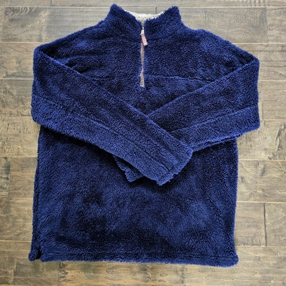 TRUE GRIT Warm Fall 1/4 Length Zip Up Fleece Pullover Sz XL